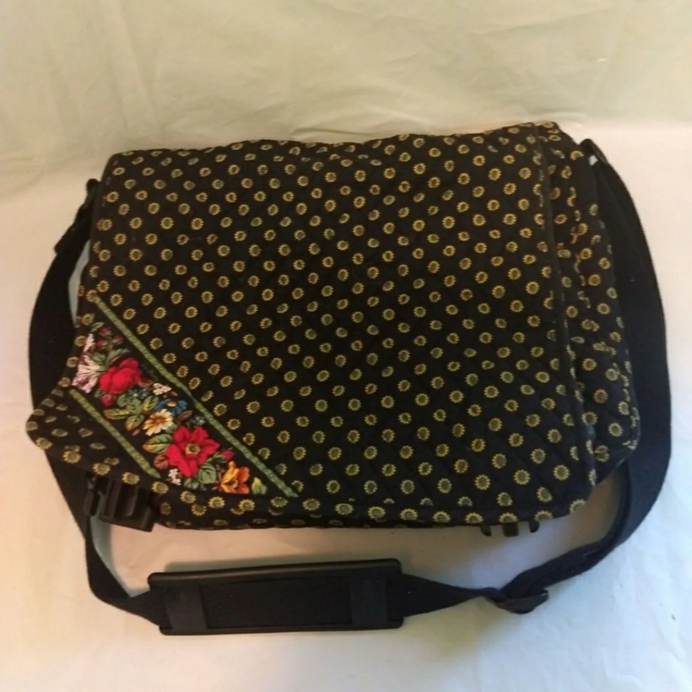 Vera Bradley Sunflower floral messenger bag